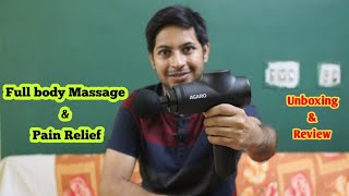 Agaro Handheld Hammer Massager for Body Pain ReviewUnboxing  How Can I Help U [upl. by Ainavi]