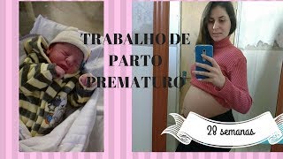 Relato de trabalho de parto prematuro 28 semanas  Parto [upl. by Ja]