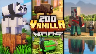 TOP 200 Vanilla Minecraft Mods For 120  EP 2 2024 ForgeFabric [upl. by Cailly869]