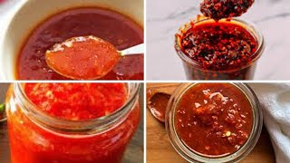 Red Chili Sauce  Homemade [upl. by Acinorav]