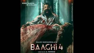 Baaghi 4 New Poster Sanjay Dutt Is A Villain Bathed In Blood And Heartache  FilmiIndian tiger [upl. by Aridni]