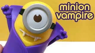 Minions McDonalds Happy Meal Toys 2015  Minion Vampire [upl. by Freddi]