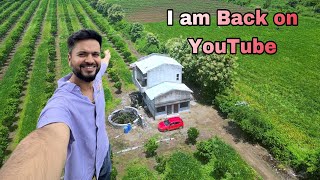 I am Back on Youtube My Farmhouse marathivlog [upl. by Corty]