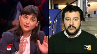 Salvini e Serracchiani si scontrano sulla Sanità [upl. by Ahsirkal]