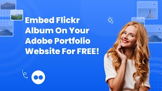 How to embed a Flickr album One album on Adobe Portfolio for FREE embed flickr adobe free [upl. by Namsaj]