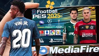 PES 2025 PPSSPP DOWNLOAD MEDIAFIRE LINK DIRETO 100 ATUALIZADO ✅ BOMBA PATCH 2024 [upl. by Enialedam941]