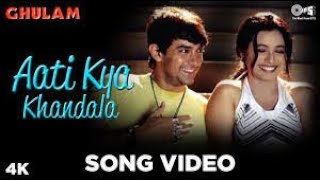 Aati Kya KhandalaGhulam199890shitromantic hithindibollywoodmusic musicvideo [upl. by Aihsilat]