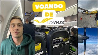 Testando a VoePass Antiga Passaredo  Como é Voar em Avião Turbo Hélice ATR 72 SP x Ribeirão [upl. by Analle]