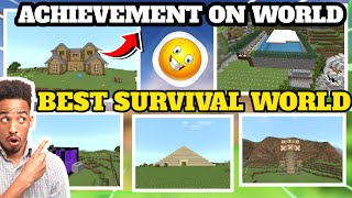 121 Best all farm survival world download mcpe  Minecraft 121 survival world download [upl. by Reiner]