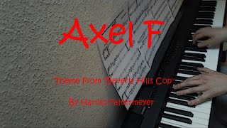 Axel F Harold FaltermeyerBeverly Hills Cop Theme Sheet Music [upl. by Lathan601]