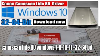 driver canon lide 80  canon canoscan lide 80 windows 10 driver  shtv [upl. by Luaped622]