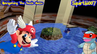 04 NAVIGATING THE TOXIC MAZE HAZY MAZE CAVE SUPER MARIO 64 [upl. by Cuhp]