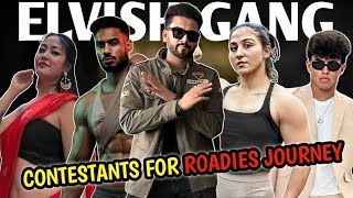 Elvish Gang All Contestants List For Roadies Journey  Roadies Double Cross All 20 Contestants Name [upl. by Musetta]