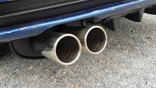 Bmw e46 Sportauspuff Exhaust Novus Gruppe N Sportauspuff [upl. by Refinney]