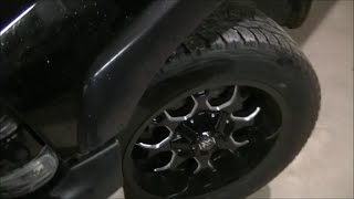 2000 Silverado Z71 Modifying Inner Fenders for Tire Clearance [upl. by Durware748]