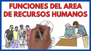 FUNCIONES del DEPARTAMENTO de RECURSOS HUMANOS 👦  Economía de la empresa 148 [upl. by Cassady]