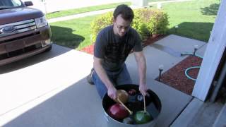 Water Gourd Marimba Demonstration by Adam Riviere [upl. by Nyra]