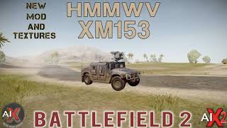 BF2 Review New Mod HMMWVXM153 and Textures [upl. by Adnopoz847]