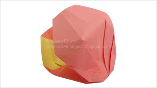 Origami Clam Shell Aileen Edwin Video Tutorial HD [upl. by Moss]