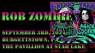 Rob Zombie  September 3rd 2024  Burgettstown PA  The Pavillion at Star Lake BEST AUDIO [upl. by Leilani]