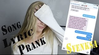 SONG LYRIC PRANK SVENSKA  Baksmällan  Petter [upl. by Carli565]