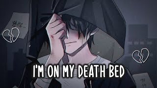 Nightcore  Death Bed Lyrics sped up [upl. by Pages257]