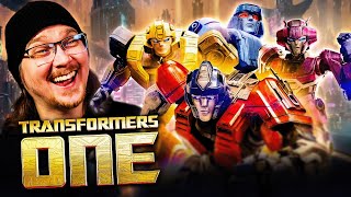 TRANSFORMERS ONE 2024 MOVIE REACTION  First Time Watching  Review [upl. by Jahdal]