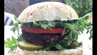 VEGAN POWER BURGER  Connies RAWsome kitchen [upl. by Anayek]