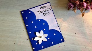 Teachers day card  Easy and Beautiful Teachers day greeting card  How to make teachers day card [upl. by Janice728]