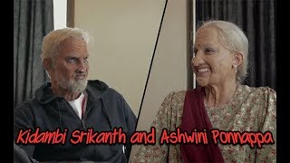 Kidambi Srikanth Ashwini Ponnappa disguise themselves as old people to prank kids HD [upl. by Mellitz]