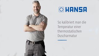 So kalibriert man die Temperatur einer thermostatischen Duscharmatur [upl. by Emoryt]