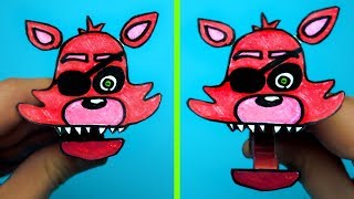 11 Cool Paper Crafts and Board Game for FNaF Fans  CREATE YOUR FNAF ANIMATRONICS [upl. by Prudy]