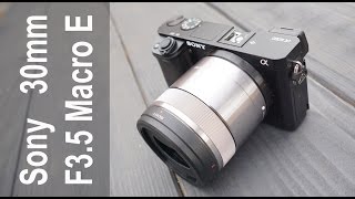 Sony 30mm f35 Macro Lens Tested and Reviewed on the Sony a6000 a6300 Camera [upl. by Yelha]