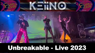 KEiiNO  Unbreakable  Live  Euro Club Liverpool 2023 [upl. by Llebanna690]