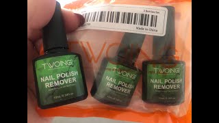 Temu Gel Polish Remover Review [upl. by Allesiram]