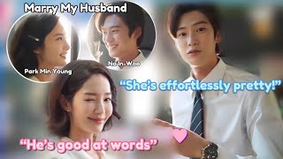 Na InWoo has huge crush on Park Min Young  Marry My Husband Behind Scene  PART 1 [upl. by Koren]