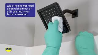 How To Remove Soap Scum From A Shower Head with WD40 Specialist® Cleaner amp Degreaser [upl. by Ogeid]