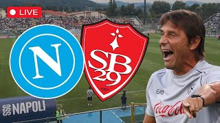 Napoli Brest 10 🔴 Prepartita LIVE Reaction e Postpartita con i tifosi a Castel di Sangro [upl. by Htebizile]