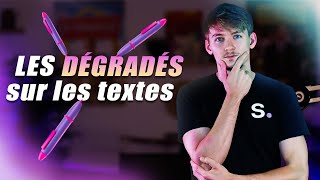 Comment faire des dégradés sur ses textes   Story Thème [upl. by Ynaittirb819]