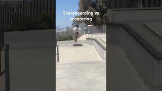 Skaters vs scooters 🔥 skateboarding board skate scooter shorts [upl. by Crin]