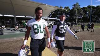 Warriors Down Under Hawaii Football Sights amp Sounds Day 5 In Sydney [upl. by Weinshienk]