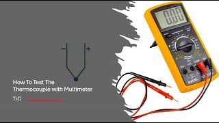 Thermocouple Test with Multimeter [upl. by Ateloiv]