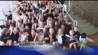 Porter Gaud 4th graders visit Rob Fowler at News2 [upl. by Liagibba216]