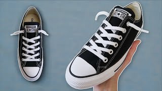 HOW TO LOOSELY LACE CONVERSE BEST WAY [upl. by Akinyt]