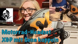 TEST Nr 2 Motorrad Headset XGP mit Sena koppeln [upl. by Norrej]