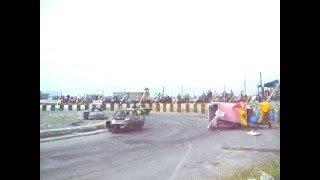 Reliant Robin Banger Racing Warton HESP 06 [upl. by Luwana107]