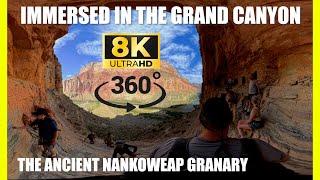 The Ancient Nankoweap Granary GRAND CANYON  in VR360 Immersive Video [upl. by Arreit821]