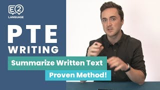 PTE Writing Summarize Written Text  Learn the Proven Method [upl. by Nimajnab]