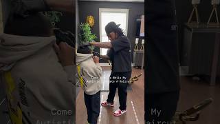 Rate This Cut autism kidhaircuts sensoryprocessingdisorder femalebarber ‌ [upl. by Ernald813]