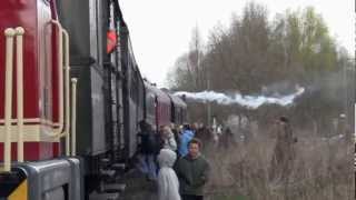 Berliner Eisenbahnfreunde starten Osterdampf 2012 [upl. by Horner]